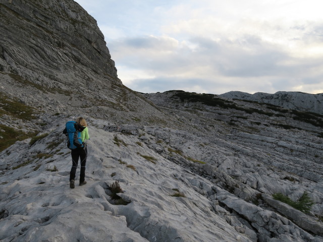 Sabrina auf Weg 276 zwischen Steirerseeh&uuml;tten und Himmelreich (3. Okt.)