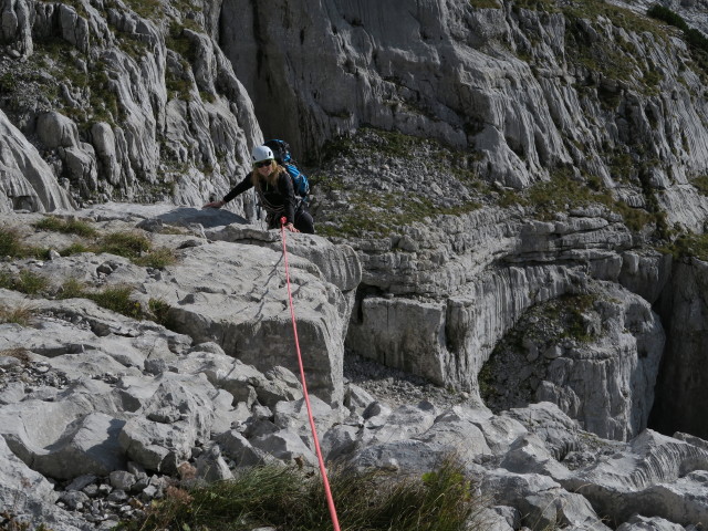 Himmelreich: Sabrina in der Variante der 3. Seill&auml;nge (3. Okt.)