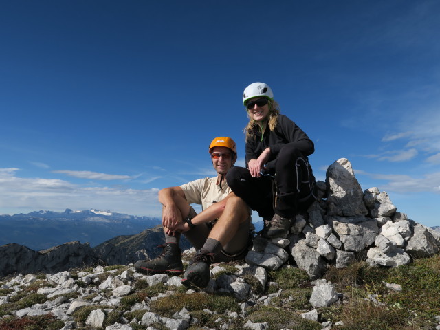 Ich und Sabrina am L&ouml;ckenkogel, 2.060 m (3. Okt.)