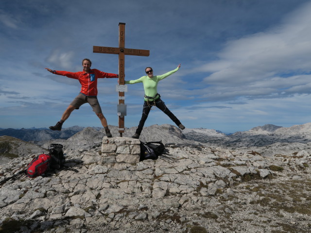 Ich und Sabrina am Gro&szlig;en Tragl, 2.179 m (3. Okt.)