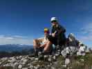 Ich und Sabrina am Löckenkogel, 2.060 m (3. Okt.)