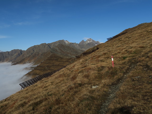 Weg 34 zwischen Langestheialpe und Paznauner Höhenweg