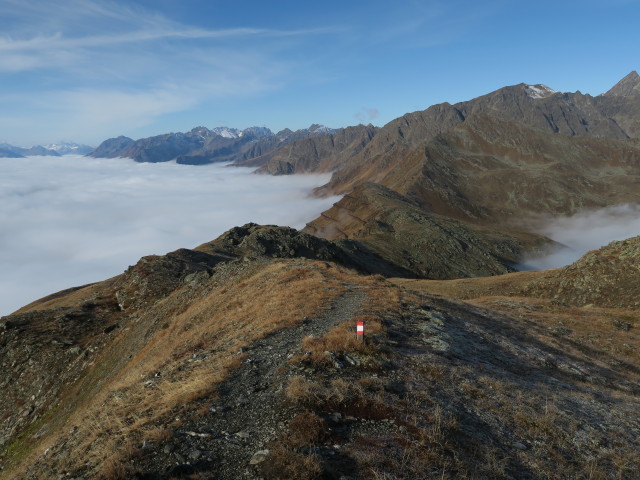 Paznauner H&ouml;henweg zwischen Niederj&ouml;chl und Pezinerspitze