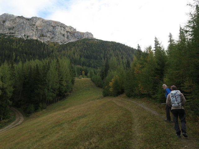 Josef und Erich zwischen Almgasthof Moassa und Jahnhütte