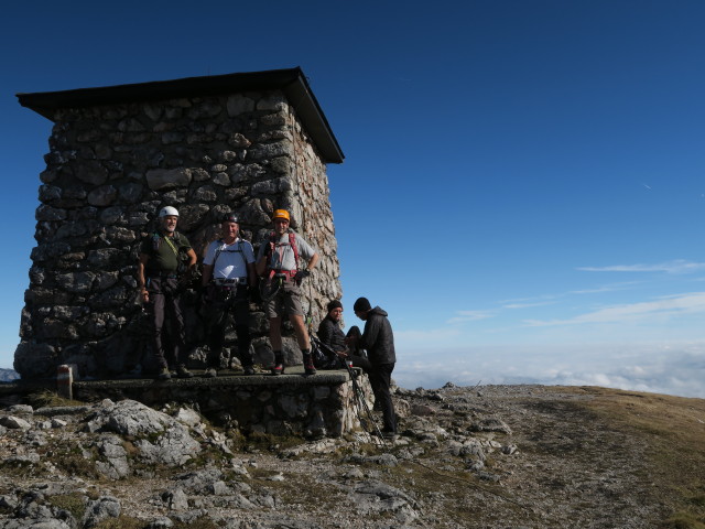 Josef, Erich und ich auf der Heukuppe, 2.007 m