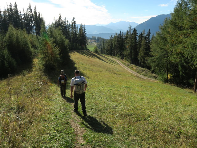 Josef und Erich zwischen Jahnh&uuml;tte und Almgasthof Moassa