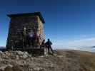 Josef, Erich und ich auf der Heukuppe, 2.007 m