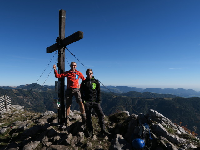 Ich und Christian auf der Roten wand, 1.505 m