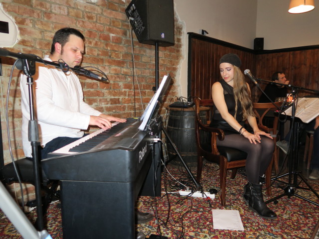 Patrick und Carina im Restaurant Lambrecht