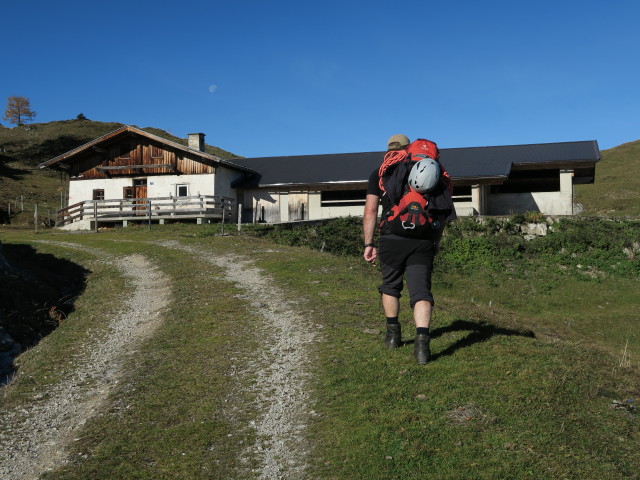 Erich auf der Oberen Scheibenbichlalm (31. Okt.)