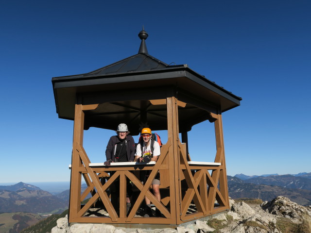 Erich und ich am Stripsenkopf, 1.807 m (31. Okt.)