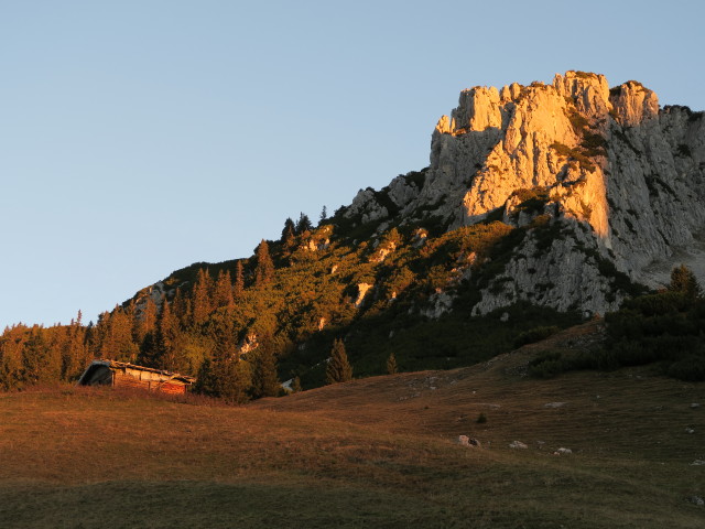 Hinterkaiserfeldenalm, 1.530 m (1. Nov.)