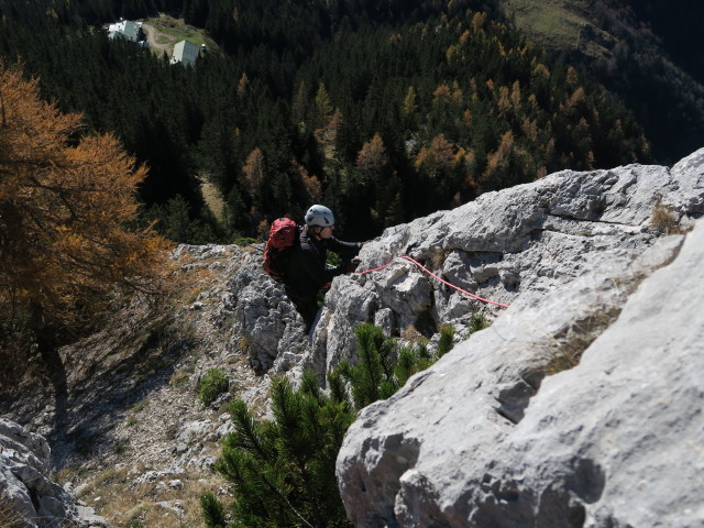 Naunspitze-Südwestgrat: Erich in der 4. Seillänge (1. Nov.)