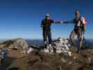 Erich und ich auf der Vorderen Kesselschneid, 2.001 m (1. Nov.)