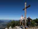 Ich und Erich am Petersköpfl, 1.745 m (1. Nov.)