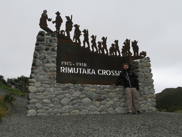 Markus am Rimutaka Summit, 555 m (20. Nov.)