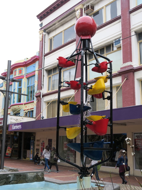 Cuba Street in Wellington (21. Nov.)