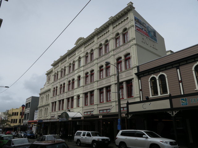 Trekkers Hotel in Wellington (21. Nov.)