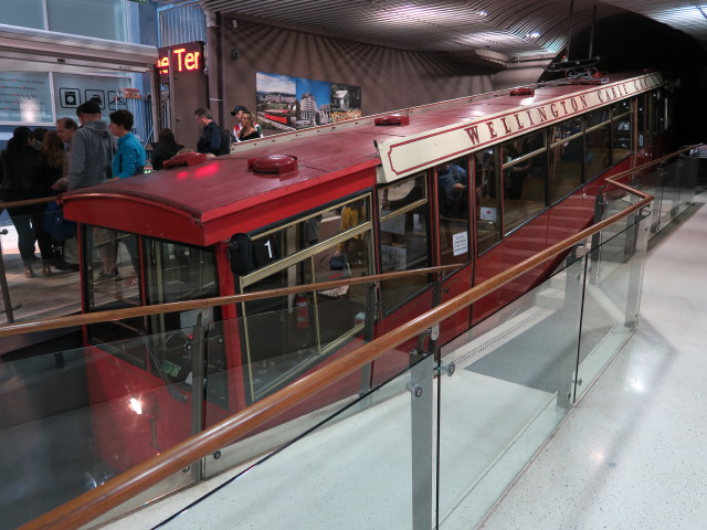 Station Lambton Quay der Wellington Cable Car (21. Nov.)