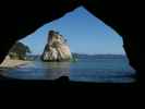 Cathedral Cove von der Cathedral Cave aus (17. Nov.)