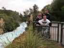 Mama, Papa, ich und Markus bei den Huka Falls (19. Nov.)