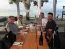 Papa, Mama, ich und Markus im 'The Boardwalk' in Napier (19. Nov.)