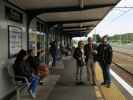 Mama, Papa und Markus in der Porirua Railway Station (21. Nov.)