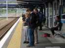 Mama, Markus und Papa in der Porirua Railway Station (21. Nov.)