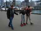 Markus und Mama auf der Wellington Waterfront (21. Nov.)