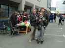 Papa, Mama und Markus in der Cuba Street in Wellington (21. Nov.)