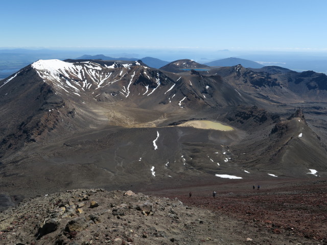 Tongariro Alpine Crossing: zwischen South Crater und Mount Ngauruhoe (23. Nov.)