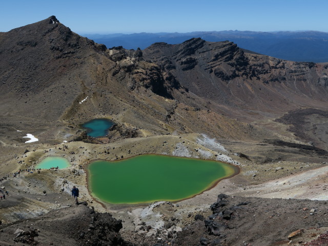 Tongariro Alpine Crossing: Emerald Lakes (23. Nov.)