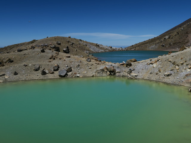 Tongariro Alpine Crossing: Emerald Lakes (23. Nov.)