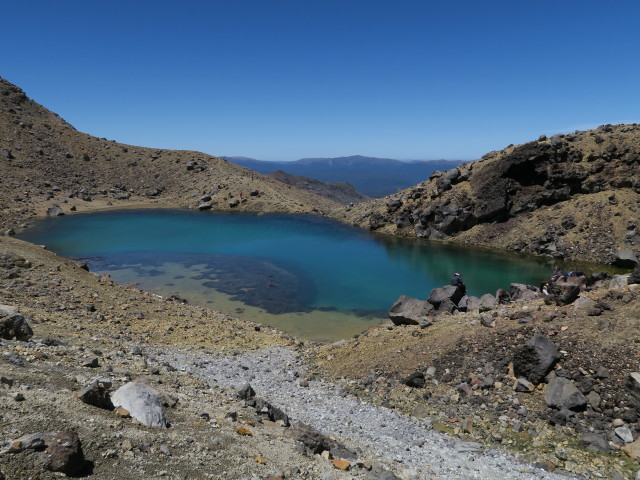 Tongariro Alpine Crossing: Emerald Lakes (23. Nov.)