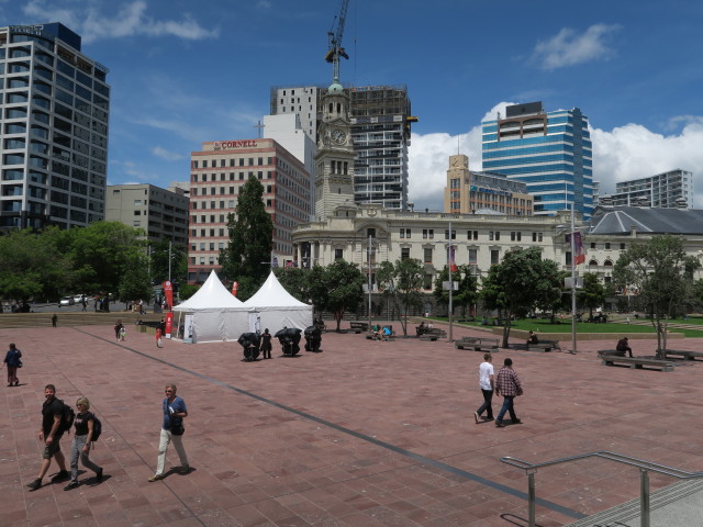 Aotea Square in Auckland (27. Nov.)