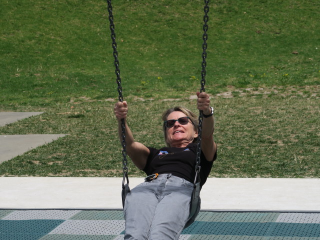 Mama im Myers Park in Auckland (27. Nov.)