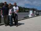 Markus, Papa, Mama und ich beim Whanganui River in Whanganui (22. Nov.)