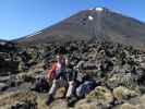 Tongariro Alpine Crossing: Markus und ich am South Crater (23. Nov.)