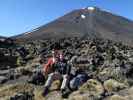 Tongariro Alpine Crossing: Markus und ich am South Crater (23. Nov.)