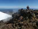 Tongariro Alpine Crossing: zwischen South Crater und Mount Ngauruhoe (23. Nov.)