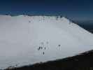 Tongariro Alpine Crossing: zwischen Mount Ngauruhoe und South Crater (23. Nov.)