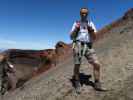 Tongariro Alpine Crossing: Ich zwischen Red Crater und Emerald Lakes (23. Nov.)