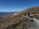 Tongariro Alpine Crossing: zwischen Blue Lake und Ketetahi Hut (23. Nov.)