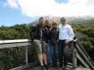 Markus, Papa, Mama und ich beim Dawson Falls Visitor Center (24. Nov.)