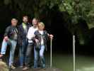 Papa, Markus, ich und Mama bei der Waitomo Cave (25. Nov.)