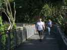 Markus, Mama und Papa am Waikato Riverside Walk in Hamilton (25. Nov.)