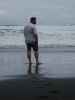 Markus am Piha Beach (26. Nov.)