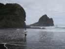 Markus am Piha Beach (26. Nov.)