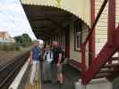 Papa, Mama und Markus in der Remuera Railway Station (27. Nov.)