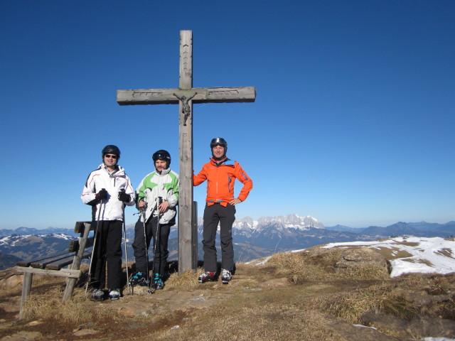 Ronald, Werner und ich am Pengelstein, 1.938 m